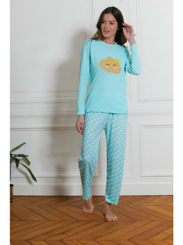 Just for Victoria Pyjama "Sahar" turquoise