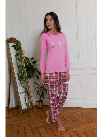 Just for Victoria Pyjama in Rosa/ Rot