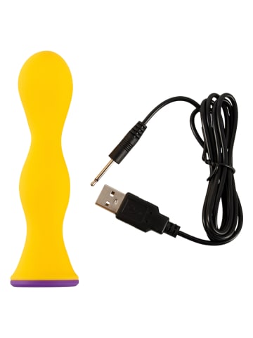 Orion Mini wibrator w kolorze żółtym - dł. 12,6 cm