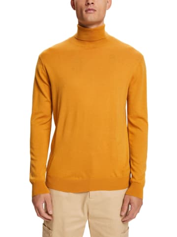 ESPRIT Wollrollkragenpullover in Orange