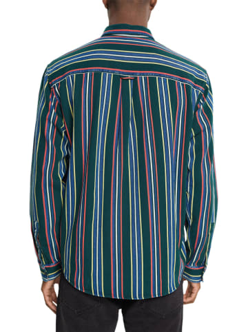 ESPRIT Koszula w kolorze ciemnozielonym ze wzorem
