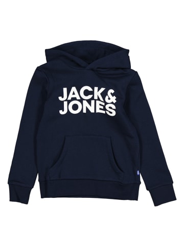 JACK & JONES Junior Hoodie "Corp" donkerblauw
