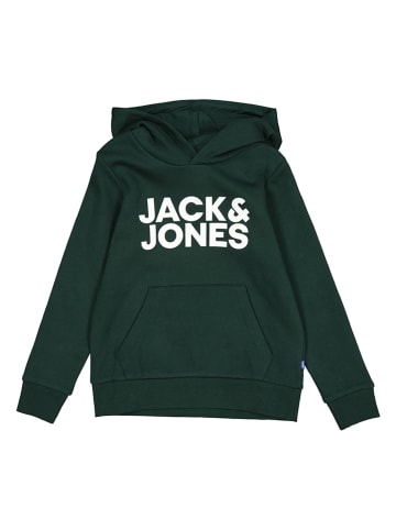 JACK & JONES Junior Bluza "Corp" w kolorze zielonym