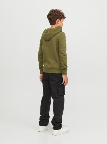 JACK & JONES Junior Hoodie "Dust" in Khaki