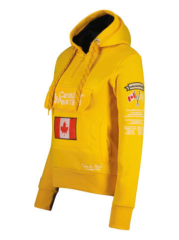 Canadian Peak Hoodie "Gyrelle" in Gelb