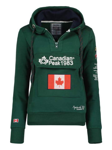 Canadian Peak Bluza "Gyrelle" w kolorze zielonym