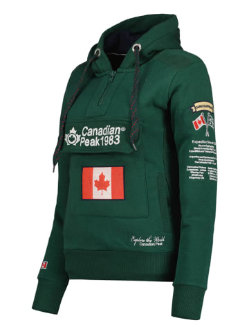 Canadian Peak Hoodie "Gyrelle" in Grün