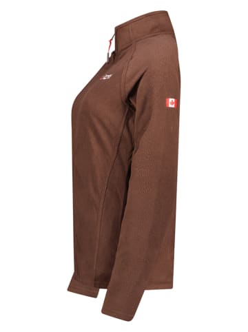 Canadian Peak Fleece vest "Tugeak" bruin