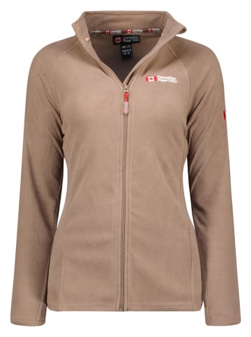 Canadian Peak Fleece vest "Tugeak" taupe