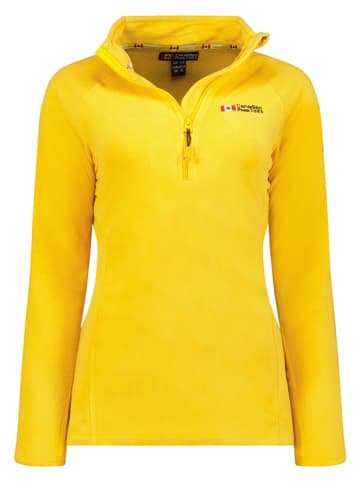 Canadian Peak Bluza polarowa "Tugeak" w kolorze żółtym