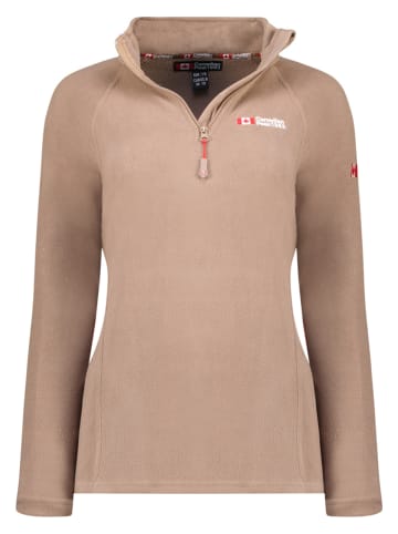 Canadian Peak Fleece trui "Tugeak" taupe