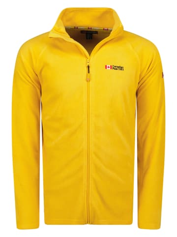 Canadian Peak Fleece vest "Tugeak" geel