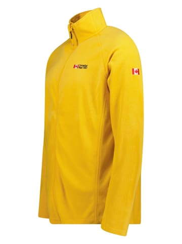Canadian Peak Kurtka polarowa "Tugeak" w kolorze żółtym