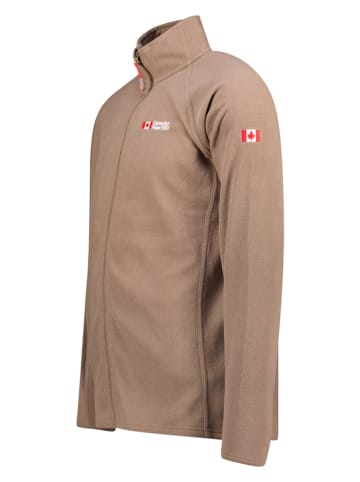 Canadian Peak Fleece vest "Tugeak" taupe