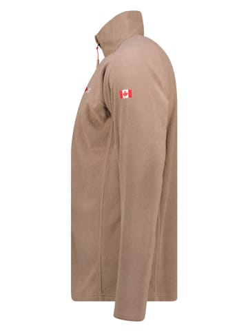 Canadian Peak Fleece vest "Tugeak" taupe