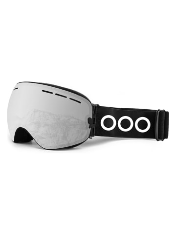 Ecoon Okulary narciarskie unisex "Annapurna" w kolorze czarno-srebrnym