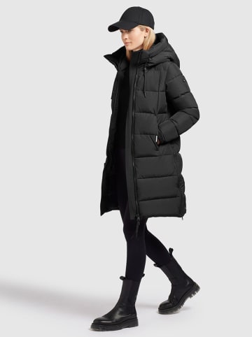 Khujo Steppmantel "Indie" in Schwarz