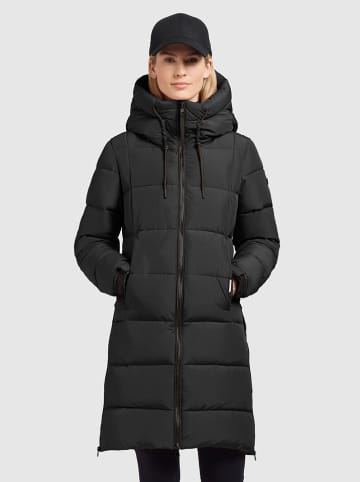 Khujo Steppmantel "Indie" in Schwarz