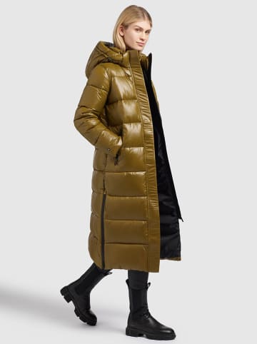 Khujo Steppmantel "Saima Shiny" in Khaki