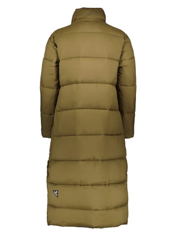 Khujo Płaszcz zimowy "Sorena" w kolorze oliwkowym