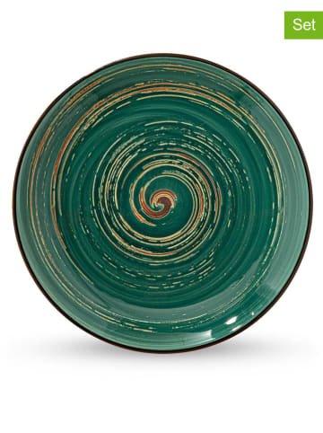 Wilmax Talerze deserowe (3 szt.) w kolorze zielonym - Ø 20,5 cm