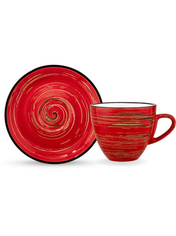 Wilmax Filiżanka w kolorze czerwonym do kawy  - 190 ml