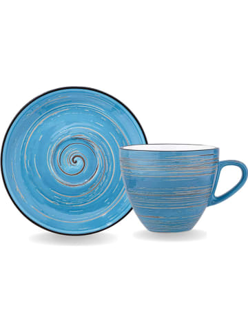Wilmax Filiżanka w kolorze niebieskim do kawy - 300 ml