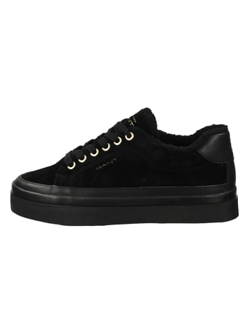 GANT Footwear Leder-Sneakers "Avona" in Schwarz