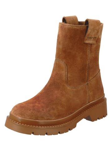 GANT Footwear Leder-Boots "Prepnovo" in Hellbraun