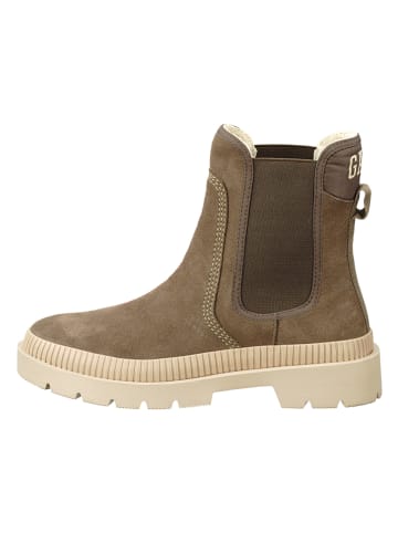 GANT Footwear Leder-Chelsea-Boots "Frenzyn" in Braun/ Beige