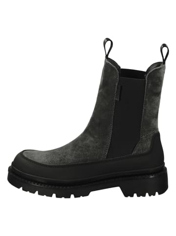 GANT Footwear Leder-Chelsea-Boots "Prepnovo" in Anthrazit/ Schwarz