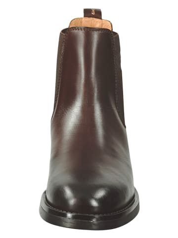 GANT Footwear Leder-Chelsea-Boots "Prepdale" in Braun
