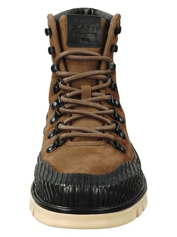 GANT Footwear Leren boots "Nebrada" bruin