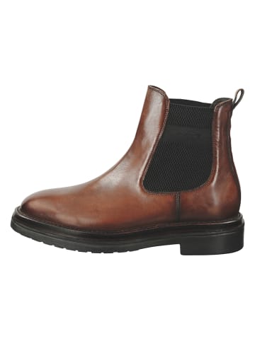 GANT Footwear Leren chelseaboots "Boggar" bruin/zwart