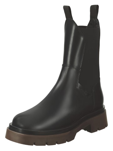 GANT Footwear Skórzane sztyblety "Meghany" w kolorze czarnym