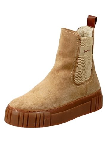 GANT Footwear Leren chelseaboots "Snowmont" lichtbruin