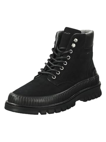 GANT Footwear Skórzane botki "Nebrada" w kolorze czarnym