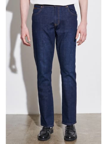 Wrangler Spijkerbroek "Texas Lucky" - slim fit - donkerblauw