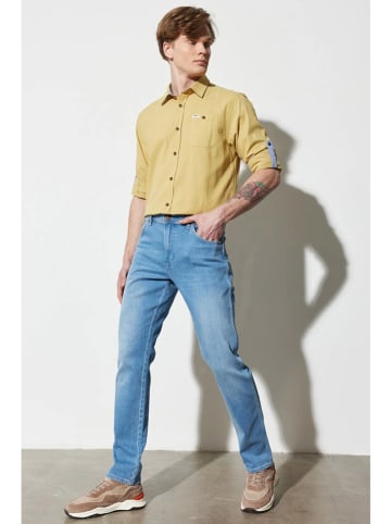 Wrangler Spijkerbroek "Texas slim" - slim fit - lichtblauw