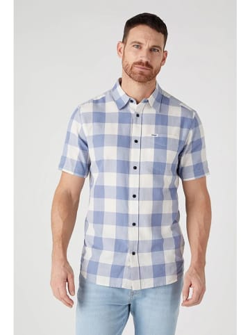 Wrangler Koszula - Regular fit - w kolorze biało-błękitnym