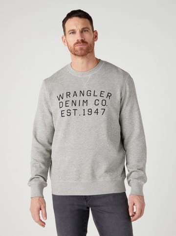 Wrangler Sweatshirt grijs