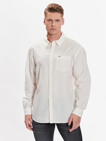 Wrangler Koszula - Regular Fit - w kolorze białym