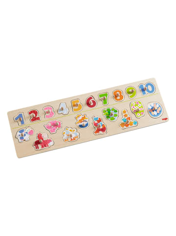 Haba Drewniane puzzle "Animals and numbers" - 2+