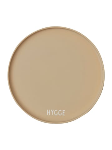 Design Letters Talerz śniadaniowy "Hygge" w kolorze beżowym - Ø 21,5 cm