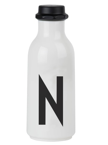 Design Letters Trinkflasche in Weiß - 500 ml