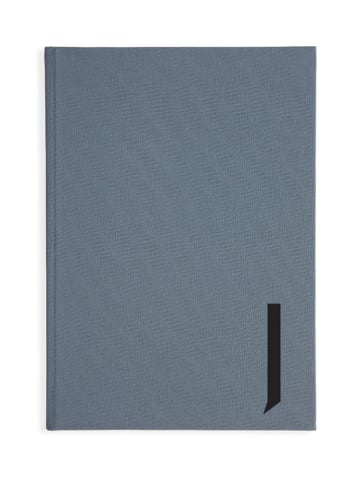 Design Letters Notitieboek blauwgrijs - (B)15 x (H)21 x (D)1,5 cm