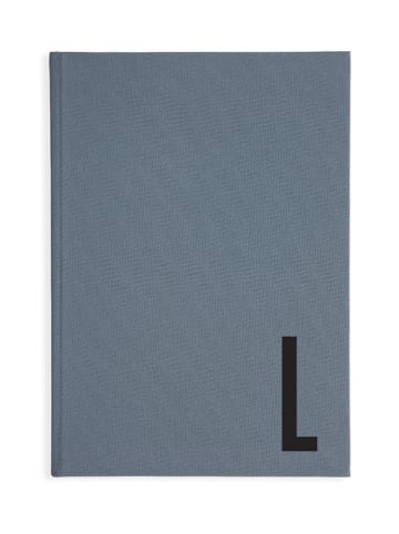 Design Letters Notes w kolorze szaroniebieskim - 15 x 21 x 1,5 cm