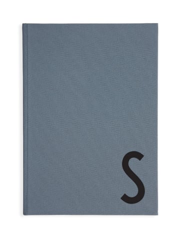 Design Letters Notitieboek blauwgrijs - (B)15 x (H)21 x (D)1,5 cm