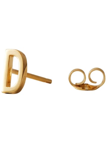 Design Letters Vergulde oorstekers "Archetypes"