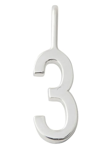 Design Letters Zilveren hanger "Lucky numbers"